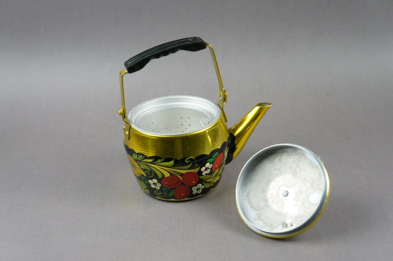 vintage kettle antique kettle aluminum kettle kitchen kitchen decor USSR tea kettle USSR tea Kettle kettle teapot vintage crockery