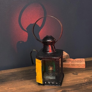 Railway light, Railway lantern, Antique lantern, Railway lamp, Decor home, Vintage lantern, Railway gifts, Old lantern, Decor light