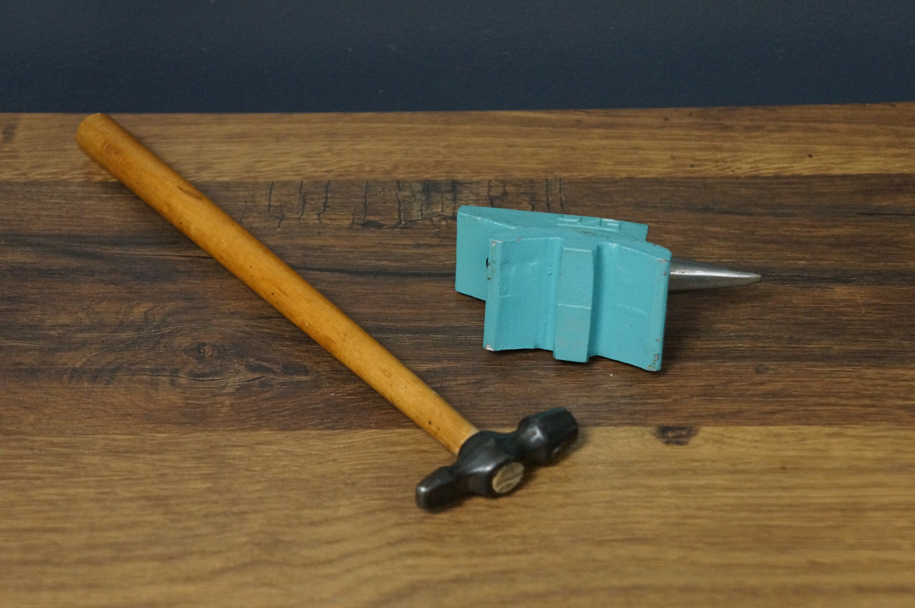 Vintage Miniature Metal Anvil With Hammer: USSR Tool - Etsy