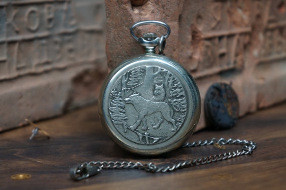pocket watch, Soviet watch, USSR watch, men's watc