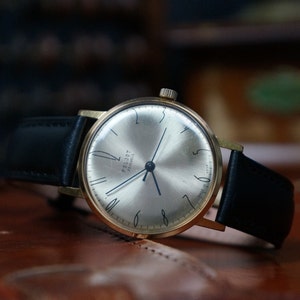 Poljot de luxe, reloj URSS, reloj Poljot, regalo para hombre, regalo para papá, reloj vintage para hombre, reloj antiguo, reloj, reloj clásico, reloj delgado