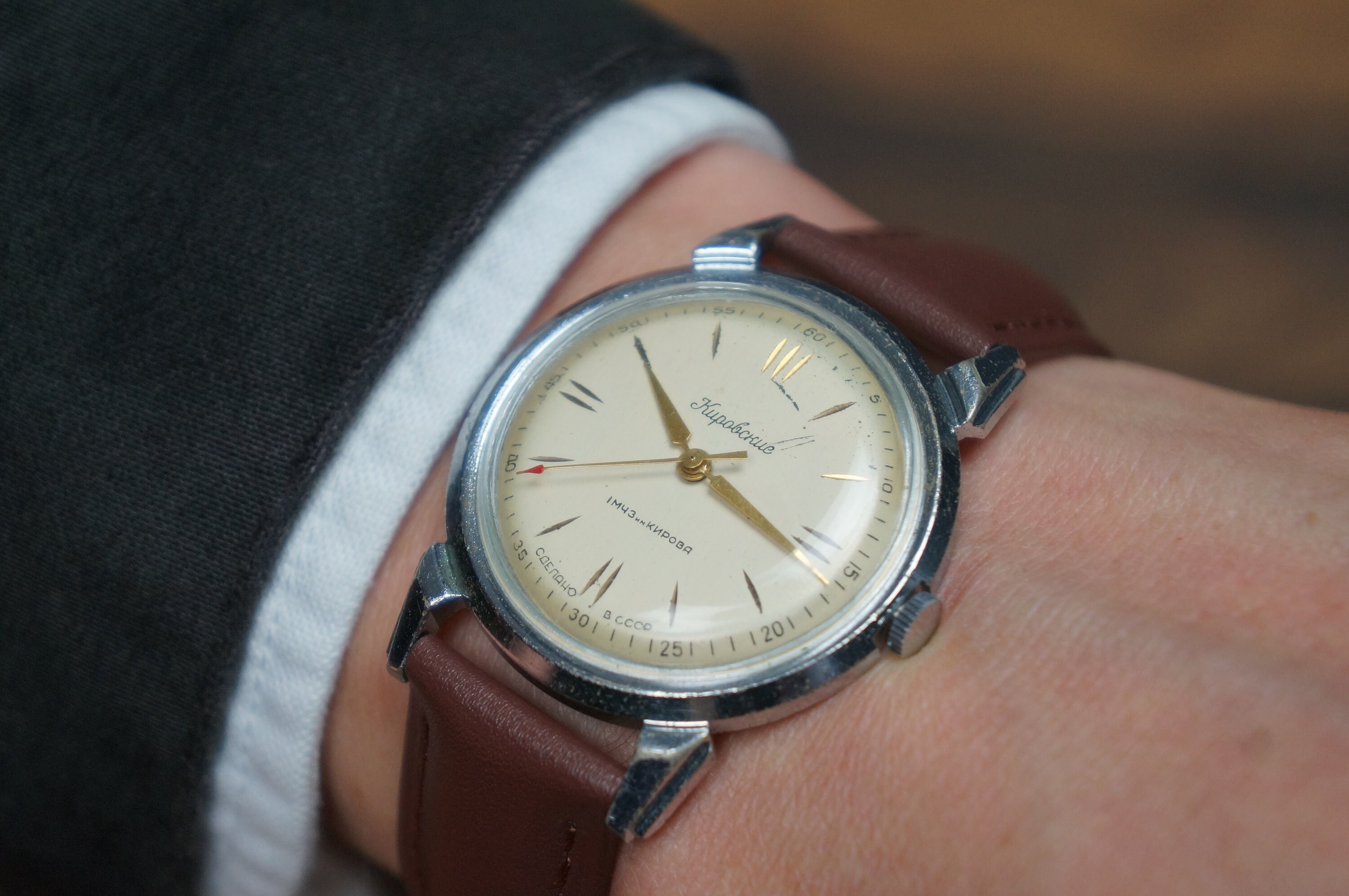 Retro Watch, Kirovskie Watch, Old Watch, Soviet Union Watch