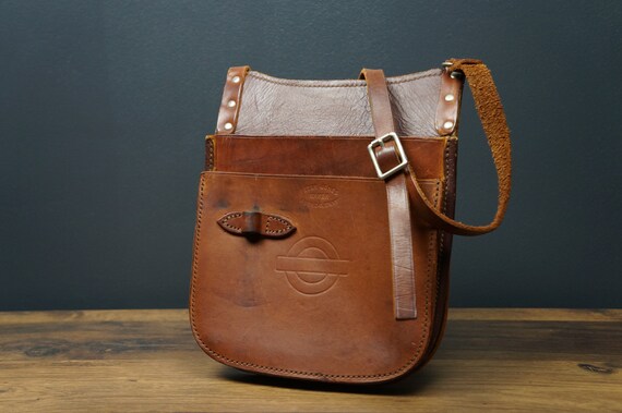 bus conductor leather money bag