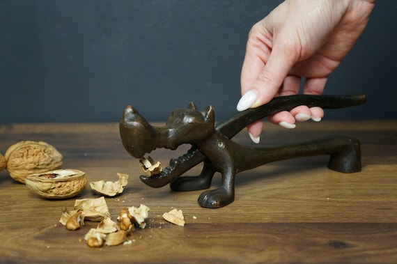 Vintage Wolf Nutcracker: Metal Kitchen Decor, USSR 1950s - Etsy