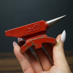 Miniature Metal Anvil: Vintage Jeweler&#39;s Tool, USSR Made