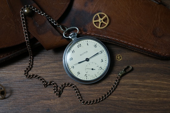 pocket watch, Soviet watch, USSR watch, men's watc