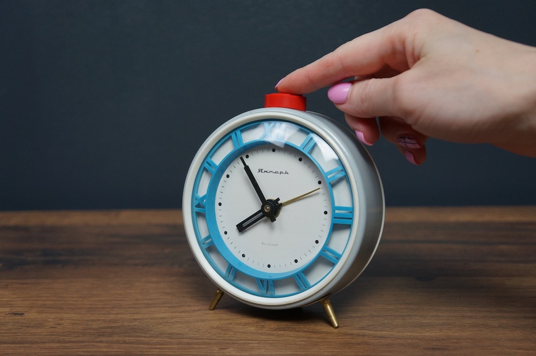 Alarm Clock Table Clock Mechanical Clock Watches USSR Etsy