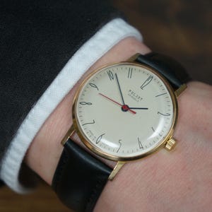 Poljot de luxe, Ussr watch, Poljot watch, Mens gift, Gift for dad, Watch men vintage, Antique watch, Watch, Classic watch, Slim watch