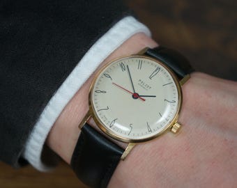 Poljot de luxe, Ussr watch, Poljot watch, Mens gift, Gift for dad, Watch men vintage, Antique watch, Watch, Classic watch, Slim watch