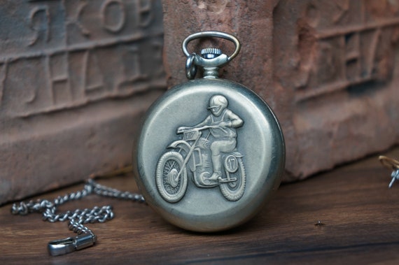 pocket watch, Soviet watch, USSR watch, men's watc