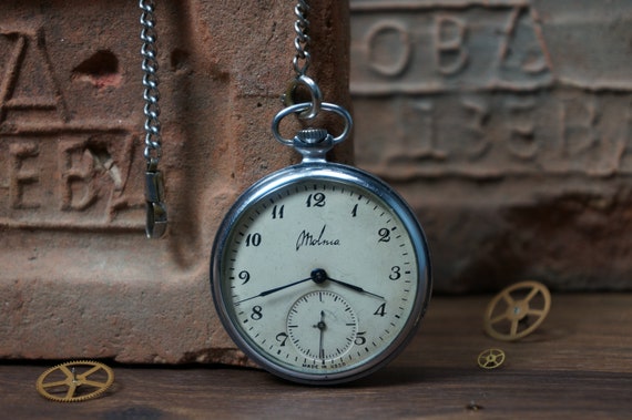 pocket watch, Soviet watch, USSR watch, men's watc