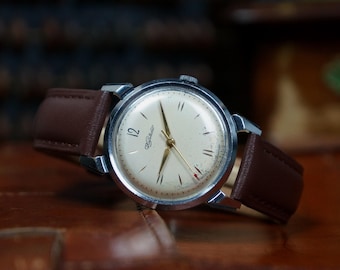 Reloj Kirovskie vintage: reloj de pulsera mecánico de la URSS, década de 1950