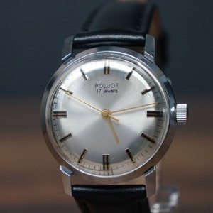Poljot watch, Watch vintage, Watches for men, Groomsmen gift, Vintage mens watch, Watch ussr, Ussr mechanical watch, Classic watch