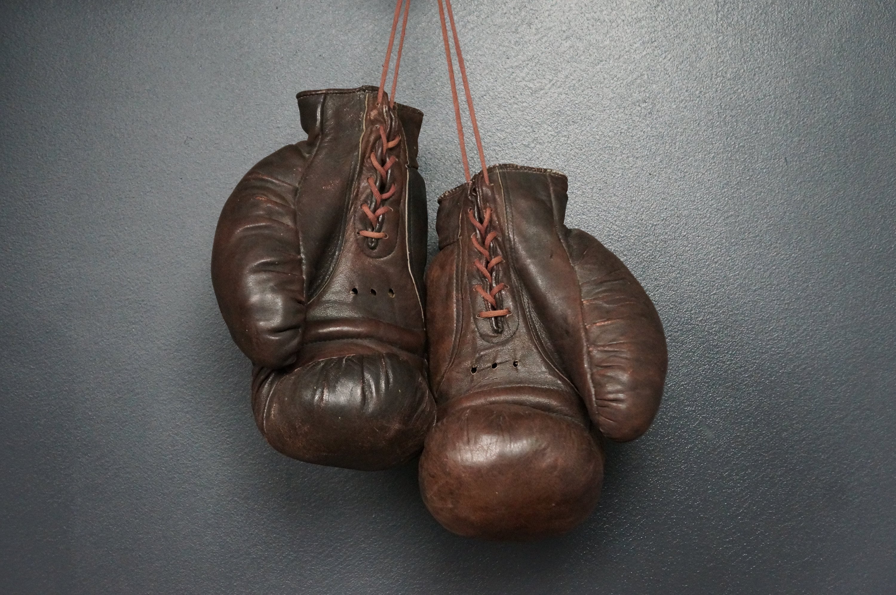 Boxhandschuhe, Vintage Boxen, Boxen, Ausstattung Boxen, Boxhandschuhe USSR,  Braune Boxhandschuhe, Geschenk für Boxer, Boxer, Sport, Olympia
