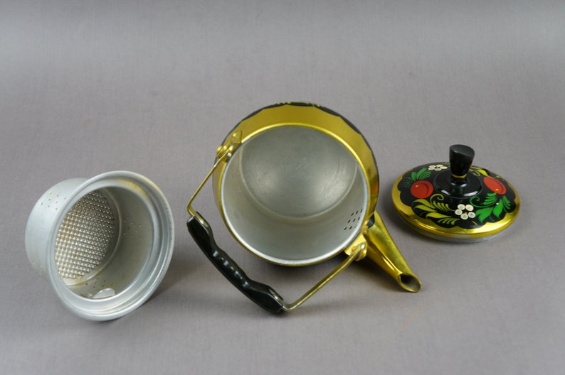 vintage kettle antique kettle aluminum kettle kitchen kitchen decor USSR tea kettle USSR tea Kettle kettle teapot vintage crockery