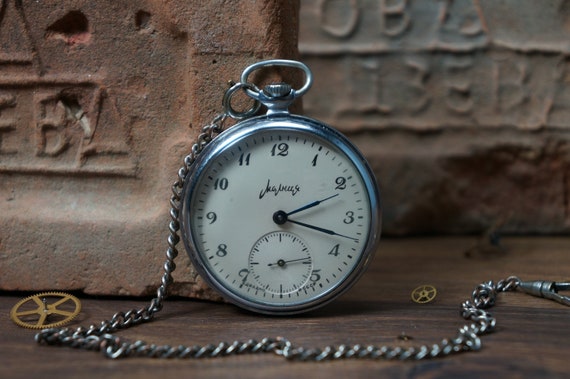 pocket watch, Soviet watch, USSR watch, men's watc