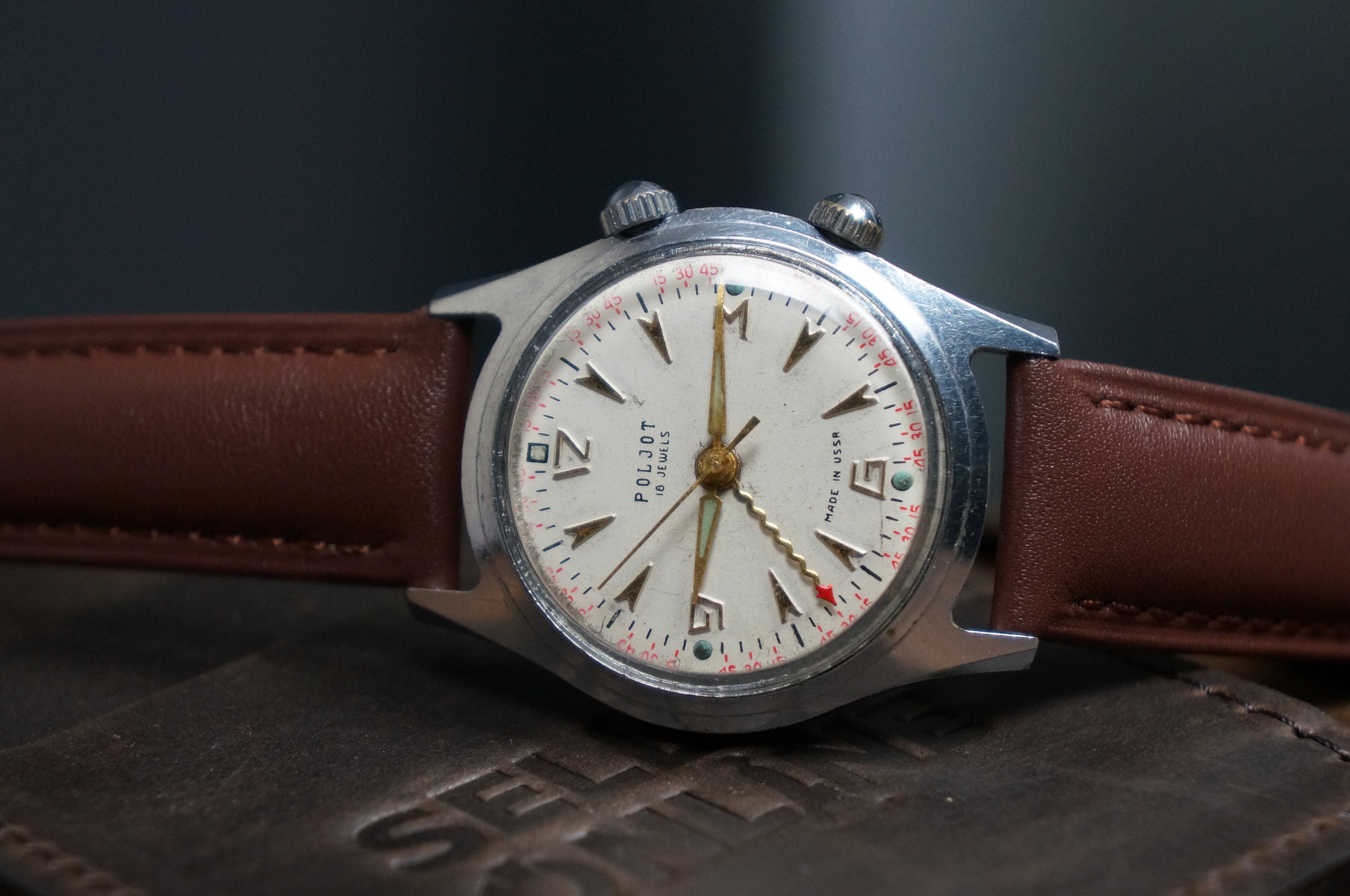 Watch, Poljot Watch, Alarm Clock Retro, Mens Wrist Watch