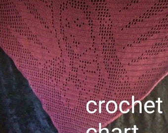 Our Lady Guadalupe Crochet Shawl Chart