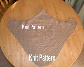 Guardian Angel Baby Bath Towel with hood KNIT PATTERN