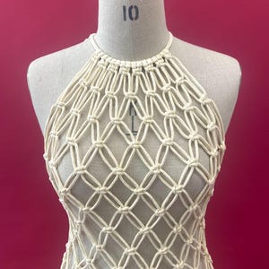 RIKA macrame dress