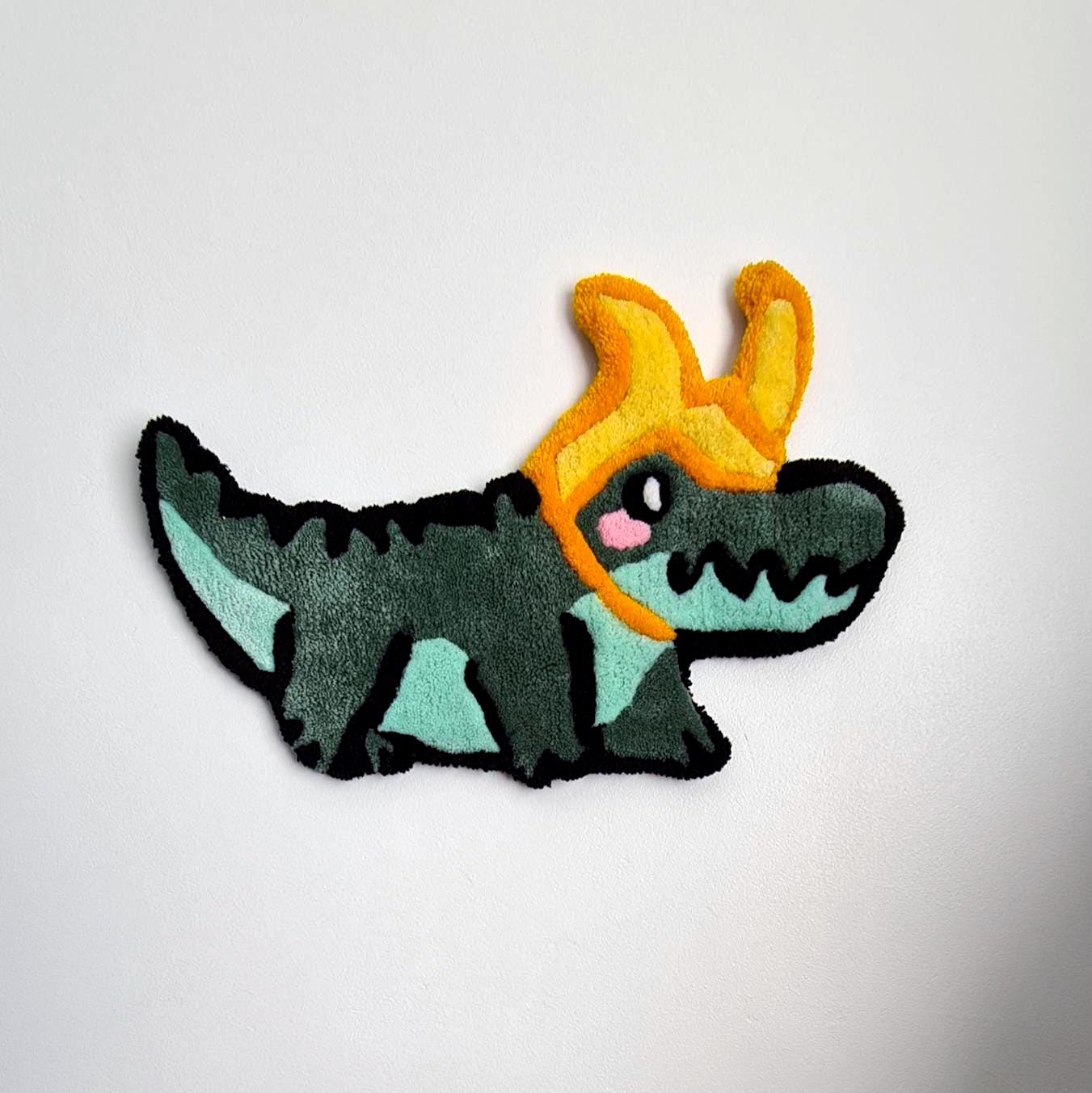 Alligator Loki: Marvel wall rug decoration