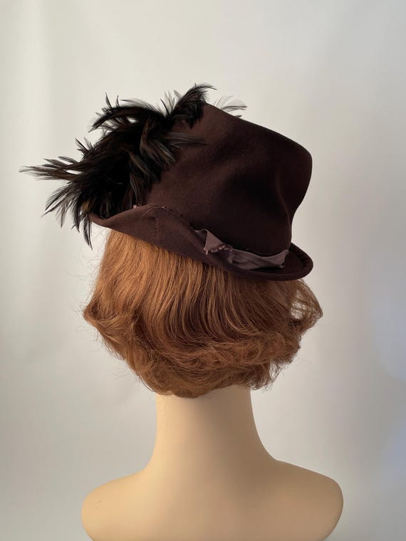 Vintage hat, 1940s vintage hat, 1940s hat, 1940s … - image 5