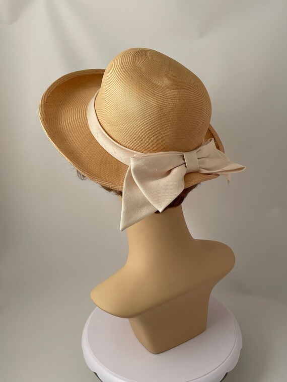 Ladies vintage hat, 1960s hat, 1960s summer hat, … - image 1