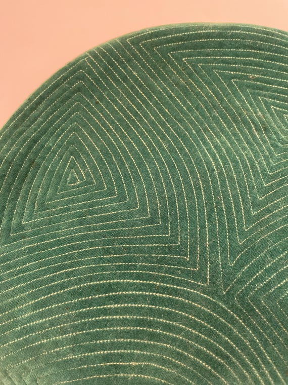 Ladies 1940s hat, 1940s halo hat, 1940s green hat… - image 12