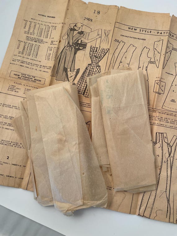 Vintage pattern, Apron pattern, Antique pattern, … - image 5