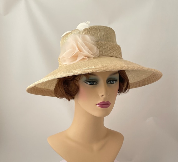 Ladies tea hat, high tea hat, Wedding hat, Royal A