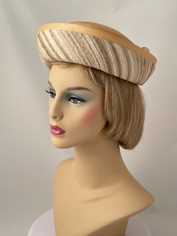 Ladies vintage hat, 1960s hat, 1960s summer hat, … - image 2