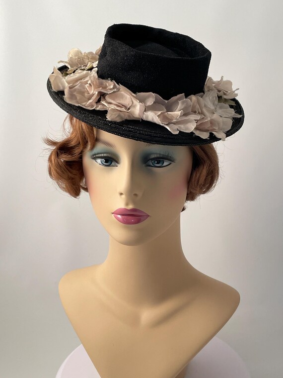 Ladies vintage hat, 1940s vintage hat, 1940s hat,… - image 2