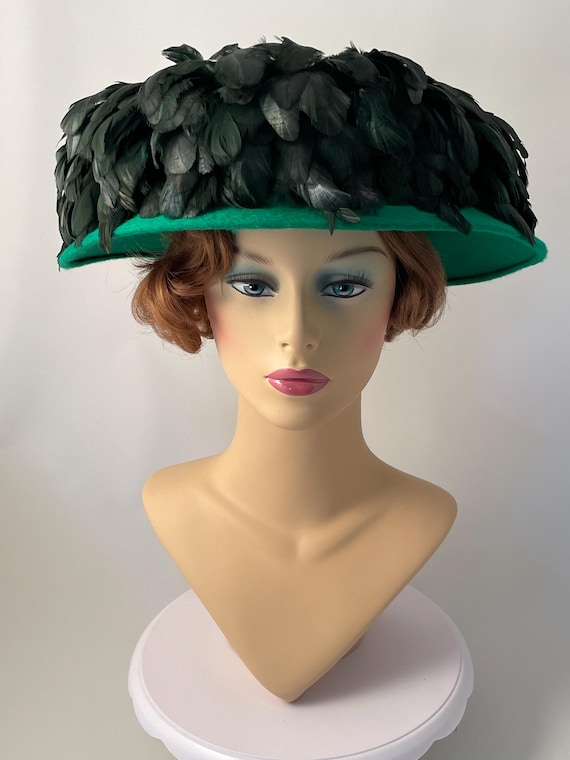 Ladies vintage hat, 1980s hat, 1980s vintage hat,… - image 2