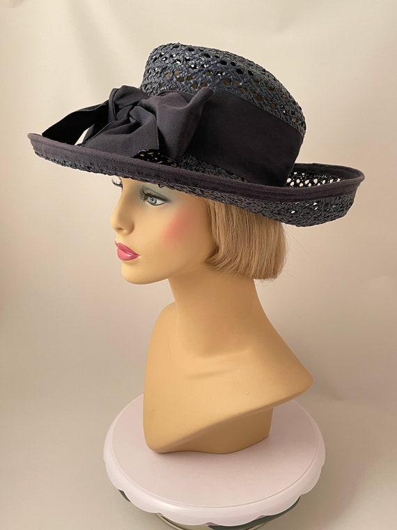 Ladies vintage hat, 1990s hat, Eric Javits hat, 1… - image 3