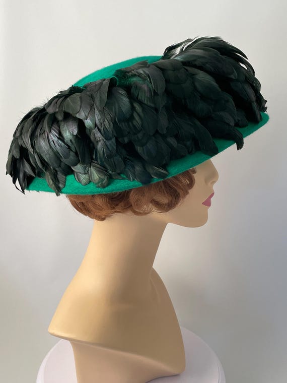 Ladies vintage hat, 1980s hat, 1980s vintage hat,… - image 5