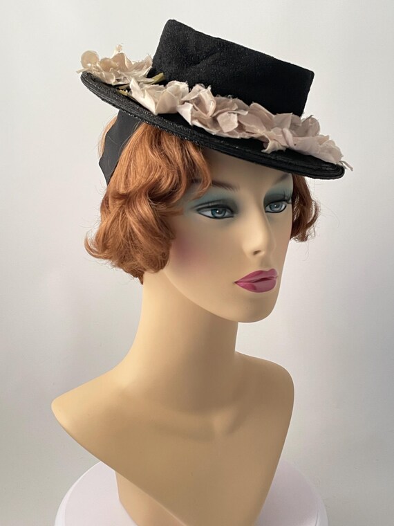 Ladies vintage hat, 1940s vintage hat, 1940s hat,… - image 3
