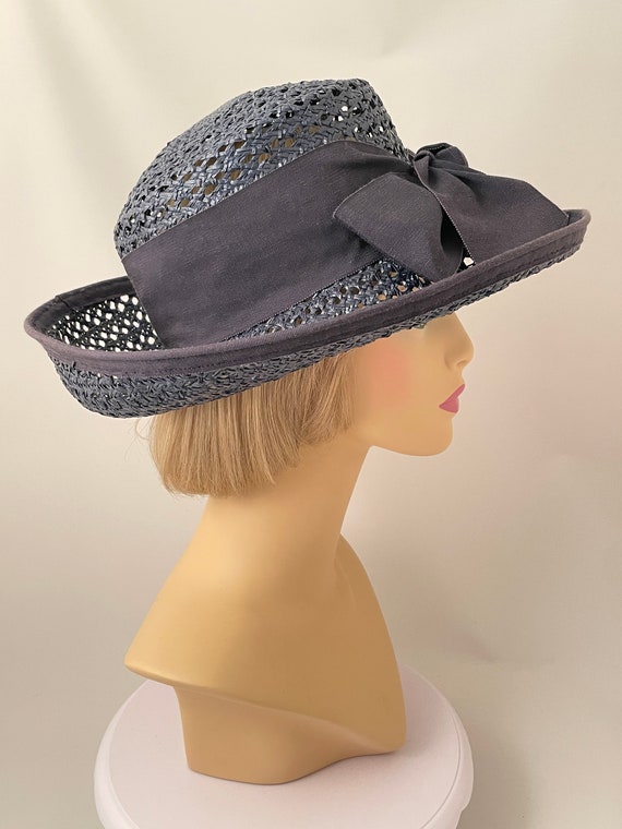 Ladies vintage hat, 1990s hat, Eric Javits hat, 1… - image 5