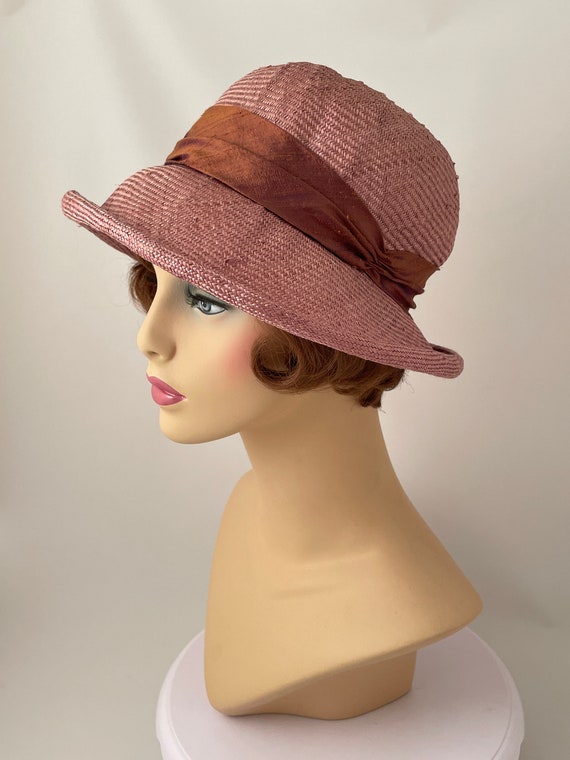 Ladies vintage hat, 1920s style hat, Flapper hat,… - image 3