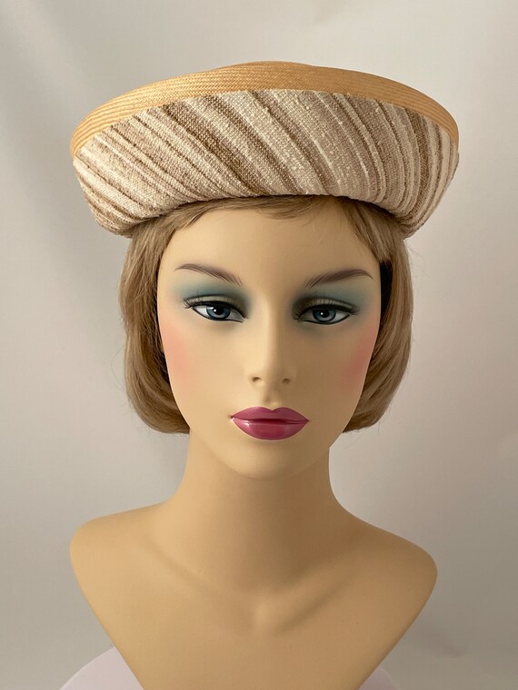 Ladies vintage hat, 1960s hat, 1960s summer hat, … - image 3