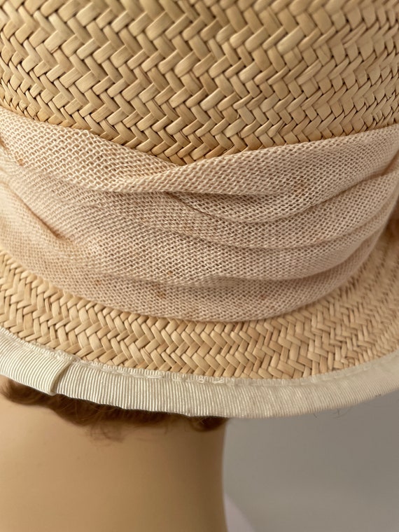 Ladies vintage hat, 1980s hat, 1990s hat, Summer … - image 5