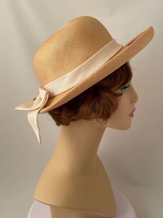 Ladies vintage hat, 1960s hat, 1960s summer hat, … - image 4