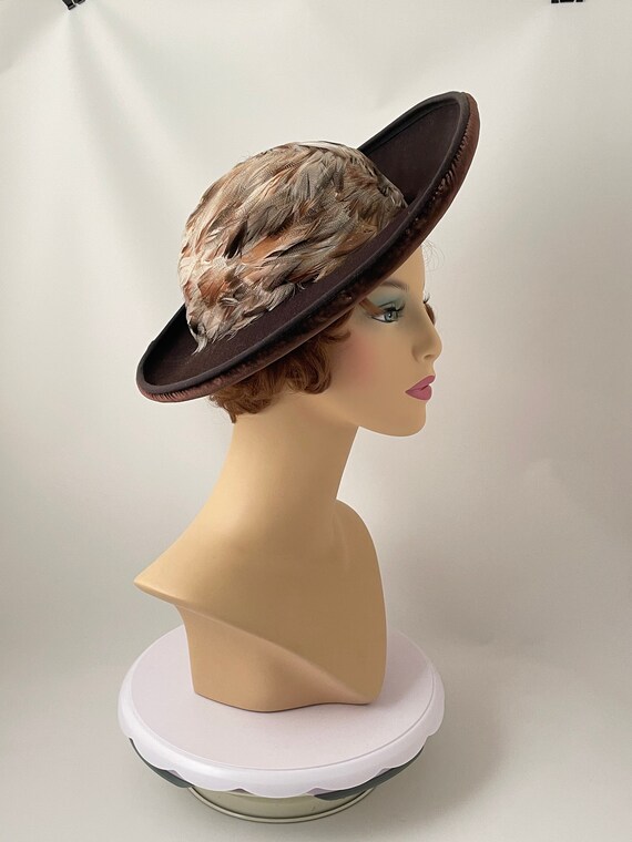 Ladies vintage hat, 1980s hat, 1980s vintage hat, 