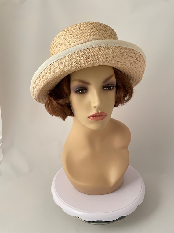 Ladies vintage hat, 1980s hat, 1990s hat, Summer … - image 2