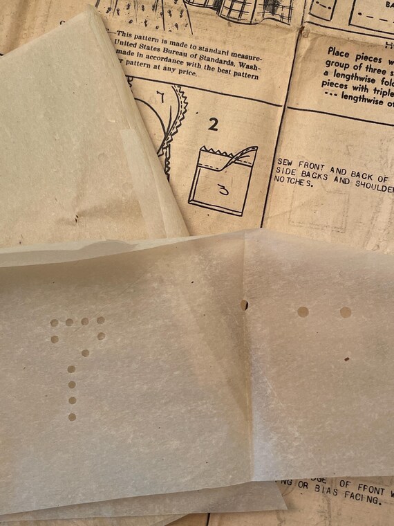 Vintage pattern, Apron pattern, Antique pattern, … - image 7