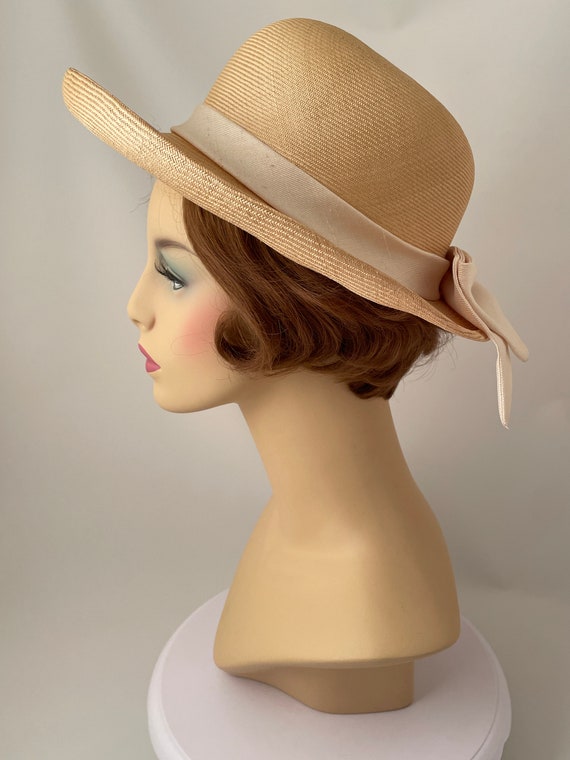 Ladies vintage hat, 1960s hat, 1960s summer hat, … - image 2