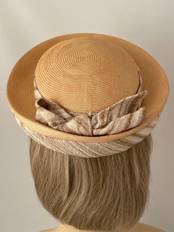 Ladies vintage hat, 1960s hat, 1960s summer hat, … - image 5