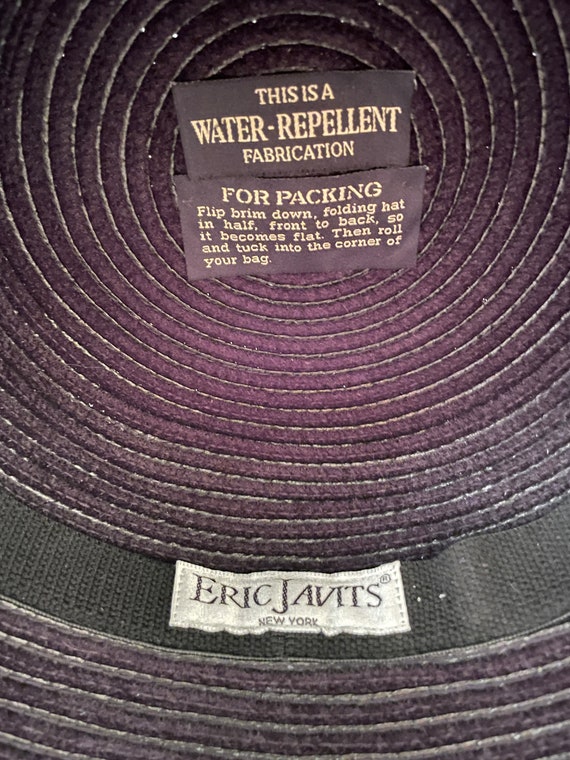Ladies vintage hat, Eric Javits hat, Water repell… - image 9
