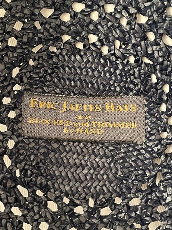 Ladies vintage hat, 1990s hat, Eric Javits hat, 1… - image 9