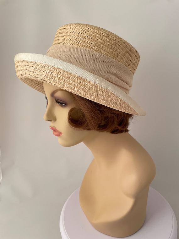 Ladies vintage hat, 1980s hat, 1990s hat, Summer … - image 3