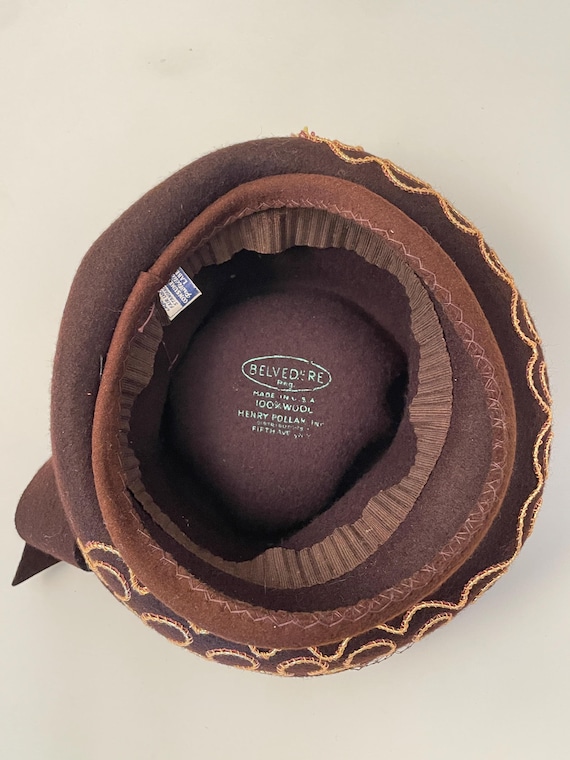 Ladies 1940s hat, Ladies vintage hat, 1940s hat, … - image 9